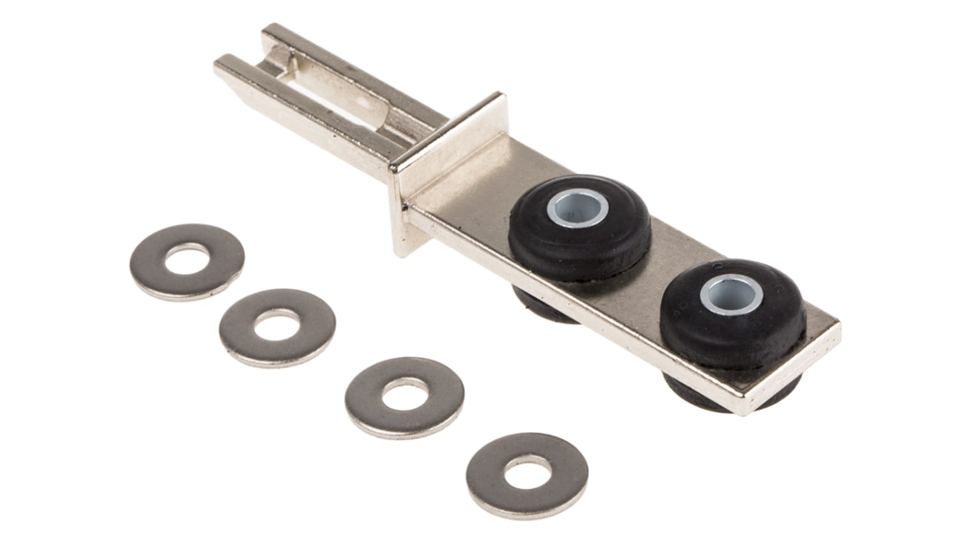Testa attuatore Siemens 3SE5000-0AV01 per interruttore di fine corsa 3SE5, struttura in zinco, montaggio a vite, dimensioni 75,6 x 15 x 9 mm.