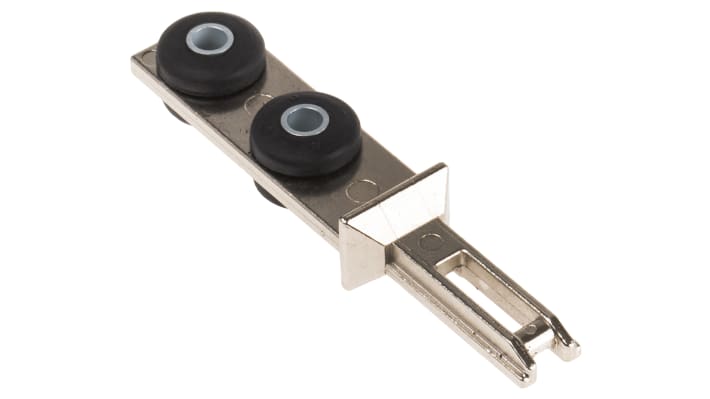 Testa attuatore Siemens 3SE5000-0AV01 per interruttore di fine corsa 3SE5, struttura in zinco, montaggio a vite, dimensioni 75,6 x 15 x 9 mm.
