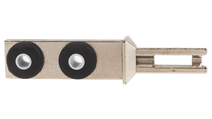Testa attuatore Siemens 3SE5000-0AV01 per interruttore di fine corsa 3SE5, struttura in zinco, montaggio a vite, dimensioni 75,6 x 15 x 9 mm.
