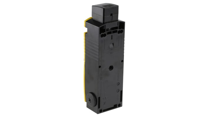 Interruttore di interblocco a solenoide Siemens 3SE5312-0SD11, 24V cc, IP66/IP67, contatti 2NC e 1NA, dimensioni 54x43.8x159 mm.