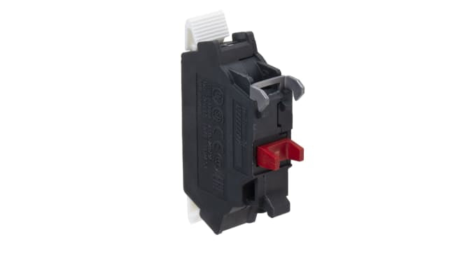 Schneider Electric ZBE1025 Blocco contatti Harmony XB4, 1NC, terminali a Morsetto a vite. Ideale per circuiti elettrici, resistente alle vibrazioni e temperature estreme. Qualità Premium Schneider!