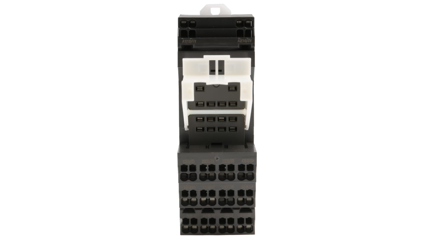 Zoccolo Omron PYF-14-PU per relè serie MY - 6A, 250V c.a. Terminazione a vite, guida DIN. Ideale per alta corrente.