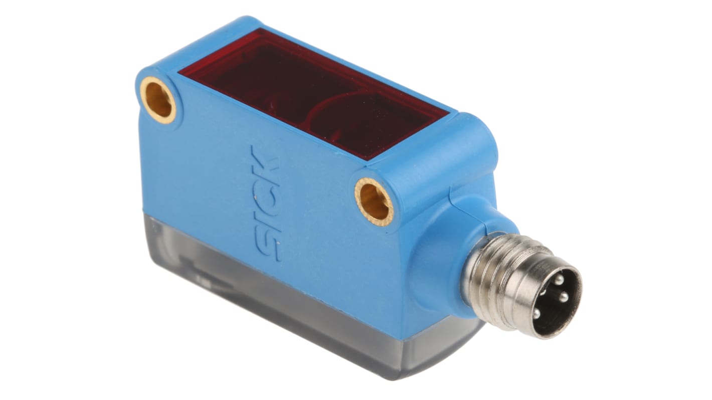 Sensore fotoelettrico rettangolare Sick GL6G-P4211, rilevamento fino a 6 m, uscita PNP, montaggio a pannello, IP67.