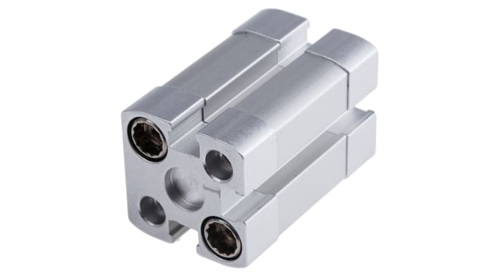 Cilindro pneumatico Festo ADN-12-10-A-P-A, doppio effetto, foro 12 mm, corsa 10 mm, montaggio verticale o orizzontale.