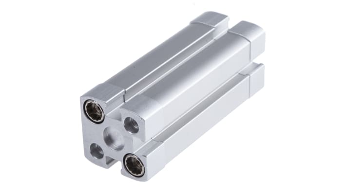 Cilindro pneumatico doppio effetto Festo ADN124040IPA, foro 12mm, corsa 40mm, corpo in alluminio, attacco M5.