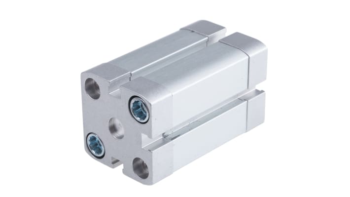 Cilindro pneumatico Festo ADN-25-30-I-P-A, doppio effetto, foro 25 mm, corsa 30 mm, montaggio verticale o orizzontale.