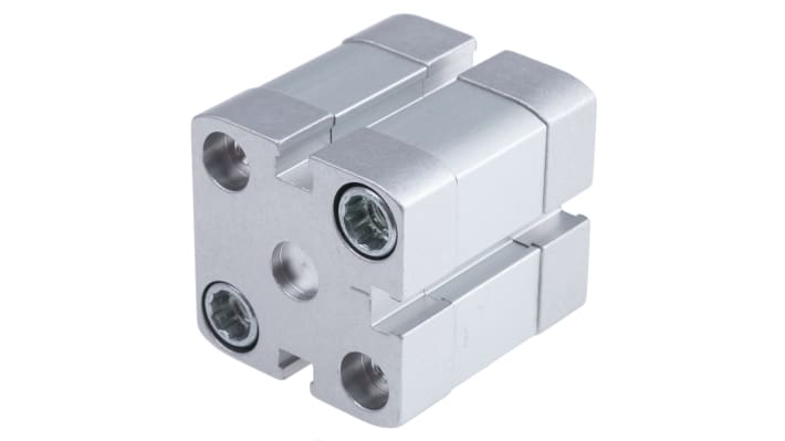 Cilindro pneumatico Festo ADN-25-5-I-P-A, doppio effetto, foro 25mm, corsa 5mm, montaggio verticale o orizzontale.