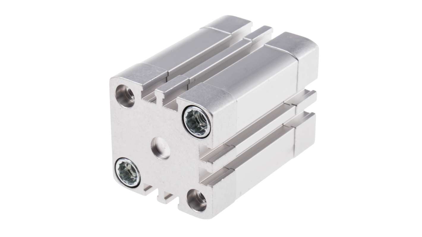 Cilindro pneumatico Festo ADN-32-25-I-P-A, doppio effetto, foro 32mm, corsa 25mm, pressione max 10 bar, design modulare.