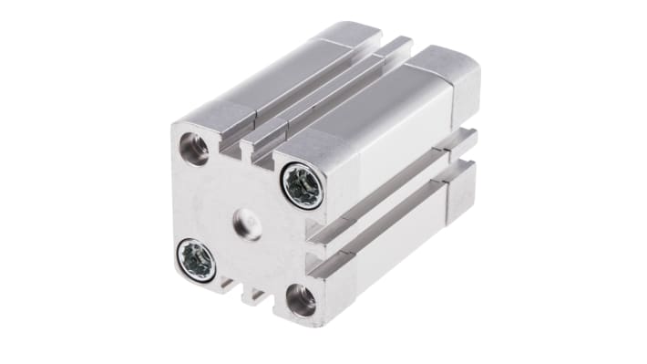 Cilindro pneumatico Festo ADN-32-30-I-PPS-A, doppio effetto, foro 32mm, corsa 20mm, montaggio verticale o orizzontale.