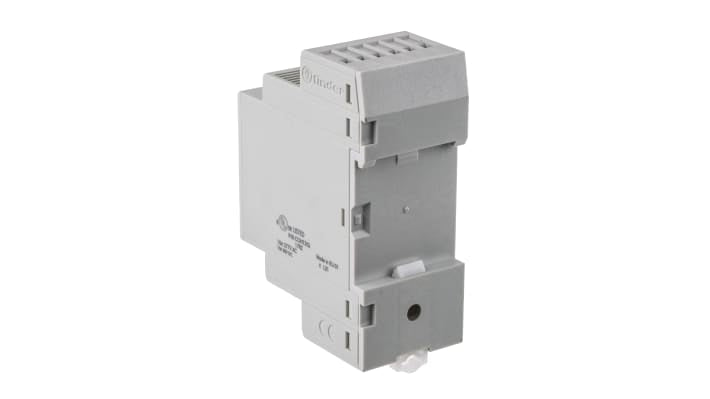 Finder Timer Relay multifunzione DPDT, montaggio su guida DIN, intervallo 0.1 s a 9999 h, tensione 110-240 V, corrente 16 A.