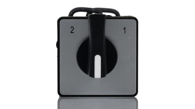Interruttore a camma DPDT Schneider Electric, serie Harmony K, 3 posizioni, 10 A, Ø 16/22 mm, dimensioni 45 x 87 x 45 mm.