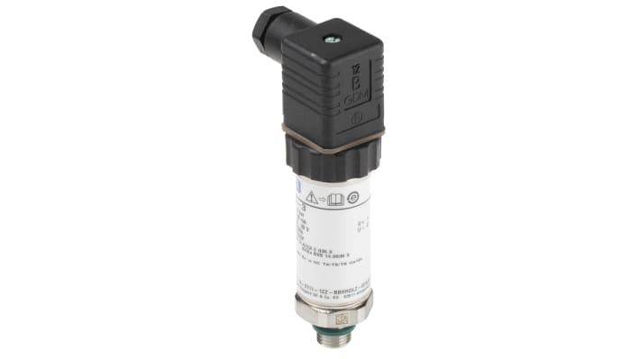 Sensore di pressione WIKA 46879359, 6 bar max, uscita analogica 4-20 mA, robusto in acciaio inox, certificato ATEX.