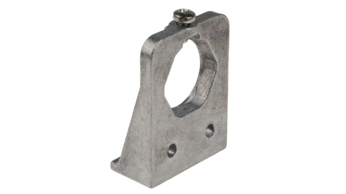 Staffa di fissaggio Telemecanique Sensors XMLZL017 per sensori di pressione, compatibile con pressostati serie XM OsiSense. Montaggio sicuro.
