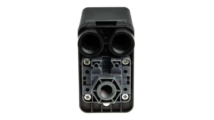 Pressostato differenziale Telemecanique Sensors XMPA12B2131C, 12 bar max, attuatore a diaframma, IP54, temperatura -25/+70°C.