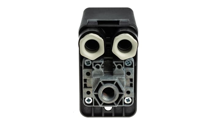 Pressostato differenziale Telemecanique Sensors XMPA12B2142, 12 bar max, attuatore a diaframma, IP54, per aria e acqua.