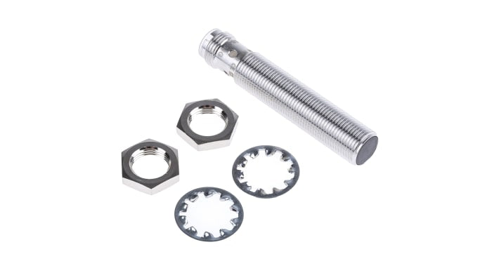 Sensore di prossimità cilindrico BALLUFF BES M12MI-POC40B-S04G, PNP, M12, rilevamento 4 mm, IP68, -25/+70 °C.