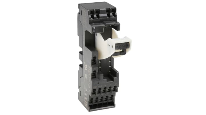 Omron Zoccolo femmina per relè G7SA, 14 pin, 24V cc, 6A, montaggio su guida DIN, con indicatore LED e tenuta stagna.