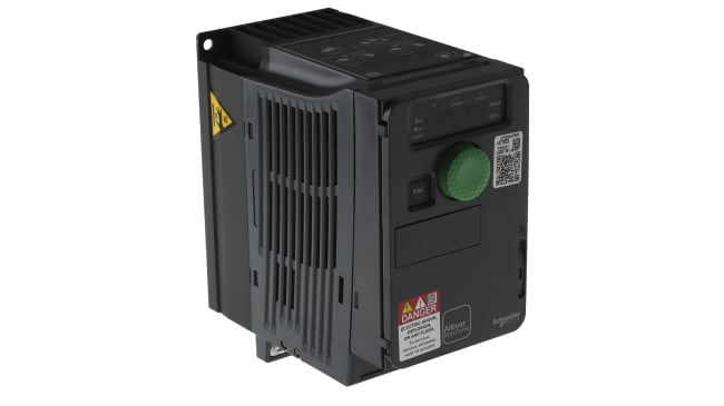 Azionamento monofase Schneider Electric ATV320U07M2C, 0,75W, 10A, 230V CA. Controllo preciso per motori industriali. Compatto e sicuro.