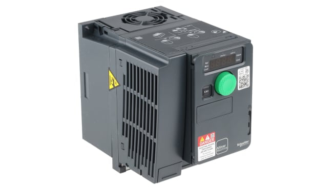 Schneider Electric ATV320U11M2C: Avviatore a Velocità Variabile 1,1 kW, 230V, 1 Fase per Motori Asincroni e Sincroni. Connettività Avanzata e Affidabilità per Applicazioni Industriali.