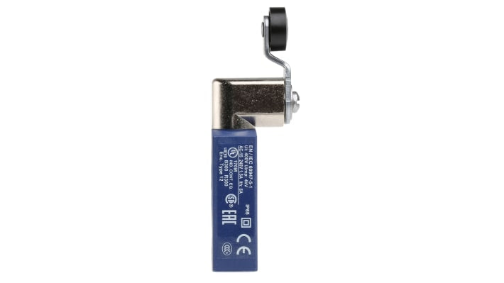 Interruttore di fine corsa leva a rullo Telemecanique Sensors XCMN2115L1, NO/NC, IP65, 240V, 6A, dimensioni 30x32.4x94mm.