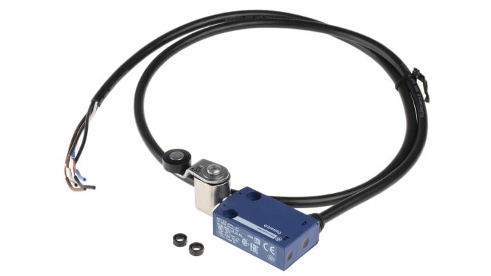 Interruttore di fine corsa leva a rullo Telemecanique Sensors XCMN2115L1, NO/NC, IP65, 240V, 6A, dimensioni 30x32.4x94mm.