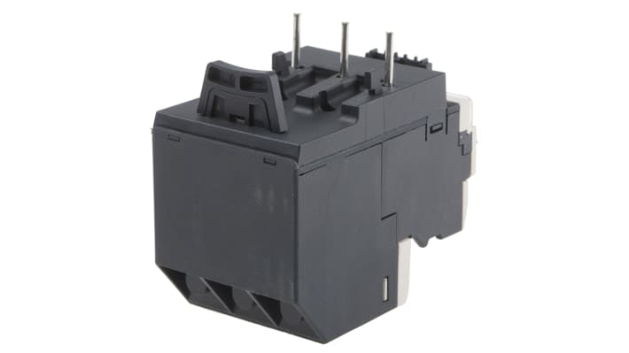 Relè di sovraccarico termico Schneider Electric LR9D08, corrente 1,6-8 A, montaggio diretto, dimensioni 79,9 x 72,5 x 45 mm.