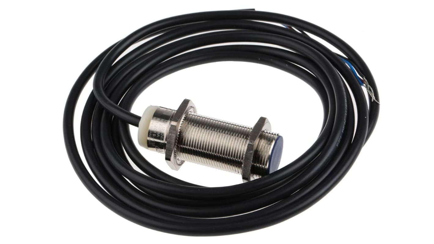 Sensore di prossimità cilindrico PNP Telemecanique Sensors XS118BLPAL2, M18 x 1, rilevamento 5 mm, IP65/IP67, alimentazione 12-24 V c.c.