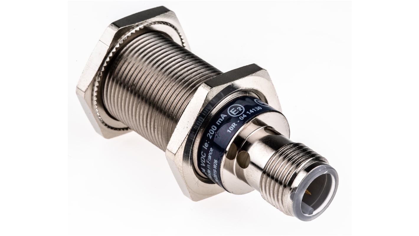 Sensore di prossimità induttivo Telemecanique XS1N18PC410D, M18 x 1, rilevamento 5 mm, PNP - Ideale per applicazioni industriali.