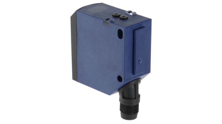 Sensore fotoelettrico rettangolare Telemecanique Sensors XUK9TAH2MM12, rilevamento da 300 mm a 70 m, corpo in plastica, IP67/IP69K.