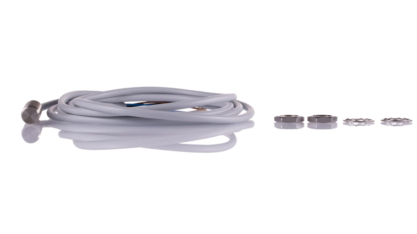 Sensore di prossimità cilindrico PNP Allen Bradley 871TM-N10NP12-A2, M12 x 1, rilevamento 10 mm, IP68/IP69K, acciaio inox.