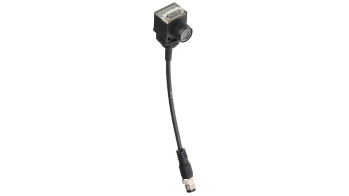 Allen Bradley 42EF-P2MPB-F4, sensore fotoelettrico rettangolare a retroriflessione, rilevamento fino a 3 m, IP67, montaggio su cavo filettato.