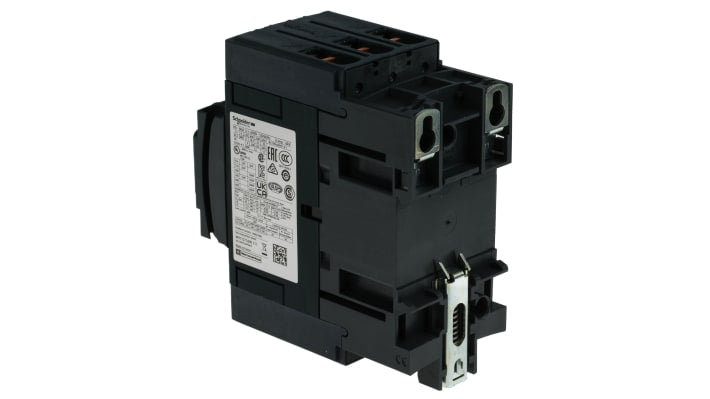 Contattore Schneider Electric LC1D40ABBE 4P AC-1/AC-3 24V DC 60A 40A - Affidabile per motori e carichi resistivi