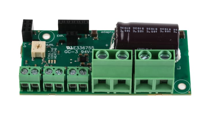 Modulo I/O Adaptive ADC-48-450-U, controller termoelettrico con due uscite ventola indipendenti e interfaccia USB.