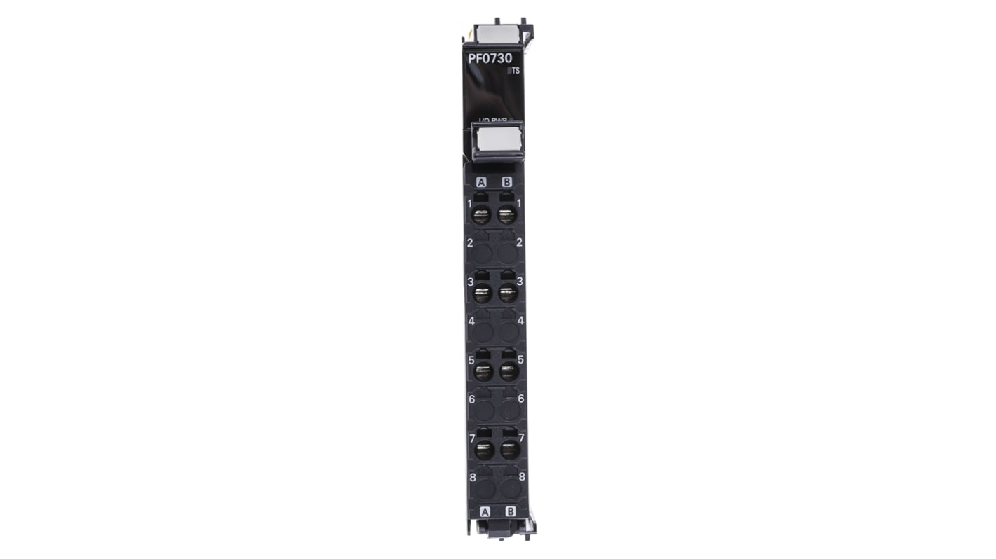 Modulo di distribuzione alimentazione Omron NXPF0730, 10 A, 12 mm di larghezza, per unità CPU e accoppiatori EtherCAT.