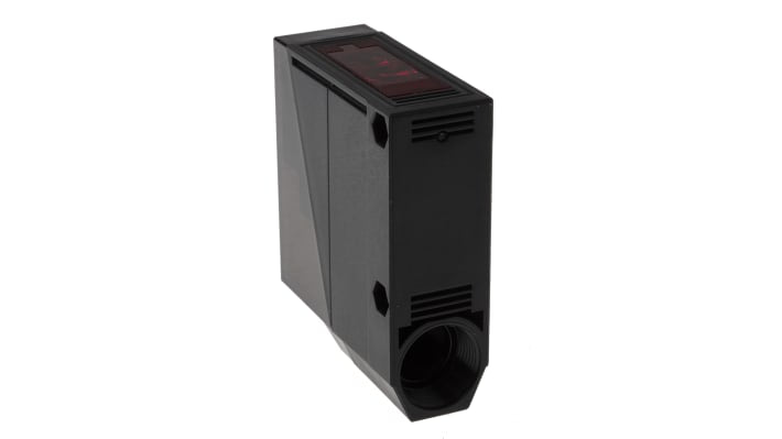 Sensore fotoelettrico rettangolare Omron E3JMDS70M4TG, rilevamento 700 mm, dimensioni 75x25x68 mm, grado di protezione IP66.