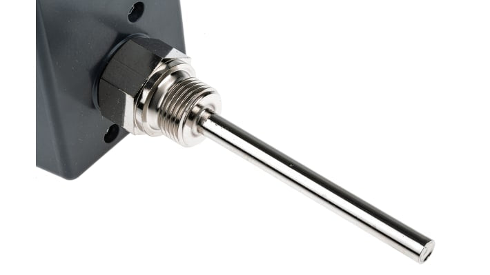 Termostato capillare Jumo, montaggio superficiale, temperatura operativa +20°C/+150°C, contatto 1xSPDT, grado di protezione IP54.