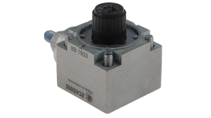 Interruttore di fine corsa Telemecanique Sensors ZCKE055 serie OsiSense XC - Testa interruttore di alta qualità per XCKJ, contatti a scatto con apertura positiva.