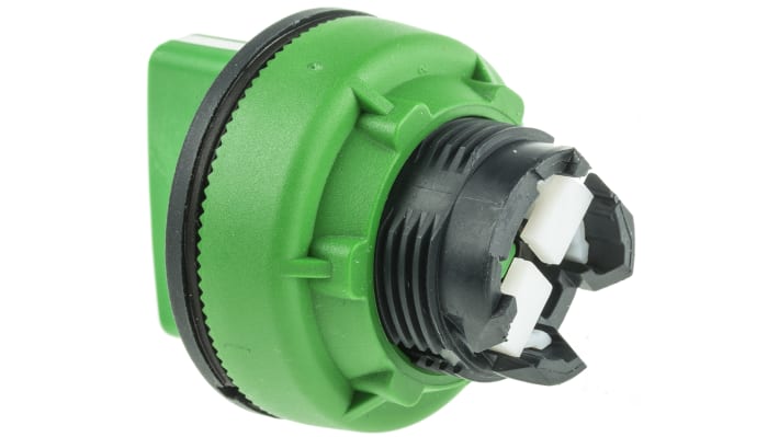 Selettore a 2 posizioni Schneider Electric Harmony XB5, montaggio a filo, diametro 30 mm, impugnatura verde, protezione IP66/IP67/IP69K.
