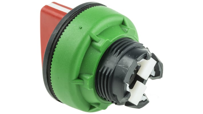 Selettore a 2 posizioni Schneider Electric Harmony XB5, testa rossa, montaggio a filo, diametro 30 mm, grado di protezione IP66/IP67/IP69.