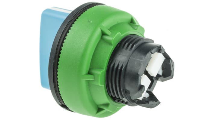Selettore a 2 posizioni Schneider Electric ZB5FD406, diametro 30 mm, montaggio a filo, colore blu, protezione IP66/IP67/IP69K.