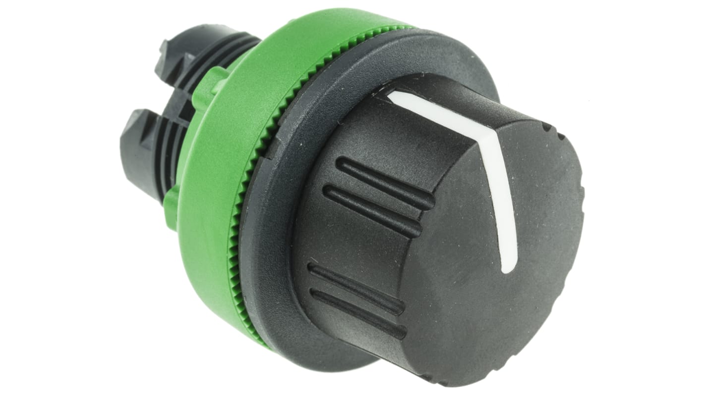 Selettore a 3 posizioni Schneider Electric ZB5FD59, montaggio a filo, diametro 30 mm, protezione IP66/IP67/IP69K.