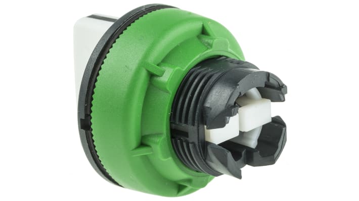 Selettore a 3 posizioni Schneider Electric ZB5FD701, diametro 30 mm, montaggio a filo, ritorno a molla, grado di protezione IP66/IP67/IP69K.