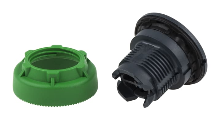Attuatore pulsante instabile Schneider Electric ZB5FL1, montaggio a filo, diametro 37 mm, grado di protezione IP66/IP67/IP69K.