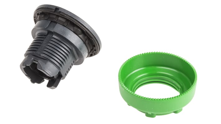 Attuatore pulsante instabile Schneider Electric ZB5FW343, testa rossa illuminata, montaggio a filo, IP66/IP67/IP69K.