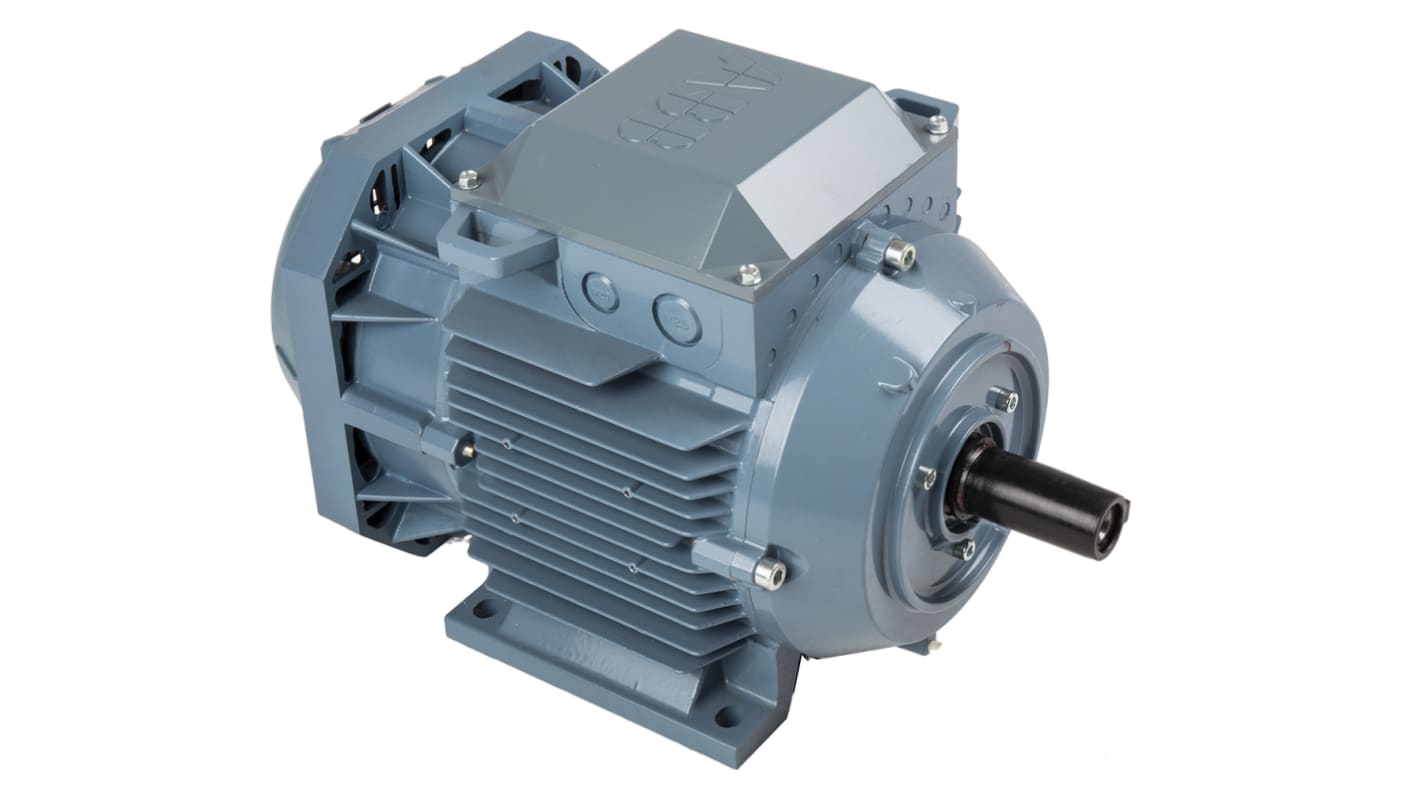 Motore trifase ABB 3GAA112320-ADK, 4 kW, 400 V, 1455 giri/min, montaggio su piedino, classe di efficienza IE3.