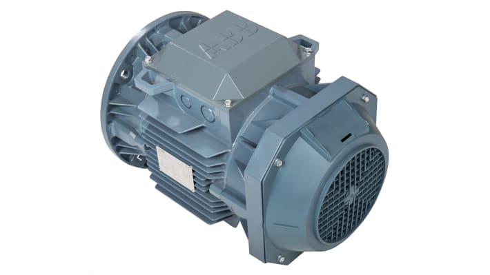 Motore trifase ABB 3GAA112320-BDK, 4 kW, 400-690 V, 1455 giri/min, montaggio su flangia, classe di efficienza IE3.