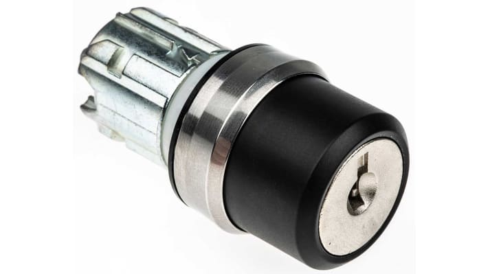 Testa selettore Siemens SIRIUS ACT, interruttore a chiave 3 posizioni, diametro foro 22mm, attivazione momentanea, protezione IP66.