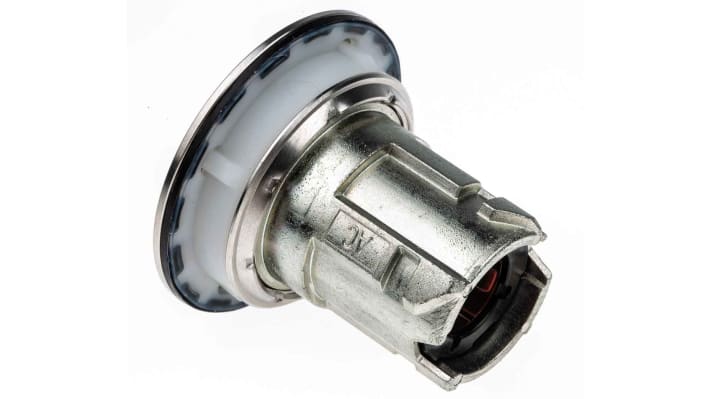 Spia rotonda Siemens SIRIUS ACT rossa, montaggio a filo, diametro foro 30mm, grado di protezione IP66/IP67/IP69K.