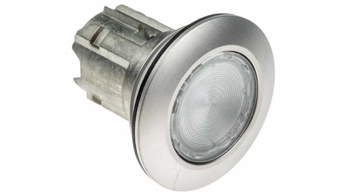 Spia Siemens SIRIUS ACT, montaggio a filo, luce trasparente, diametro foro 30 mm, protezione IP66/IP67/IP69K.