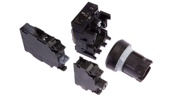 Pulsante Siemens SPDT luminoso, montaggio a pannello, diametro 22 mm, corpo verde, contatti 1-NO/1-NC, IP66.